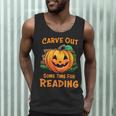 Halloween Teacher Librarian Pumpkin Reading Books Men Women Kids Men Tank Top, novelty gifts, funny gifts Halloween Teacher Librarian Pumpkin Reading Books Men Women Kids Men Tank Top, novelty gifts, funny gifts