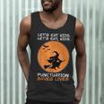 Halloween Teacher Witch Lets Eat Kids Punctuation Men Tank Top, novelty gifts, funny gifts Halloween Teacher Witch Lets Eat Kids Punctuation Men Tank Top, novelty gifts, funny gifts