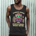 Halloween Teacher Zombie Reading Is Good For Brains Men Tank Top, novelty gifts, funny gifts Halloween Teacher Zombie Reading Is Good For Brains Men Tank Top, novelty gifts, funny gifts