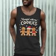 Hangin With My Cookies Gingerbread Christmas Teacher Men Tank Top, novelty gifts, funny gifts Hangin With My Cookies Gingerbread Christmas Teacher Men Tank Top, novelty gifts, funny gifts