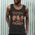 Hangin With My Cookies Gingerbread Women Christmas Teacher Men Tank Top, novelty gifts, funny gifts