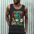 Happy First Day Of School Teacher Back To School Student Men Tank Top, novelty gifts, funny gifts Happy First Day Of School Teacher Back To School Student Men Tank Top, novelty gifts, funny gifts