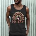 Happy Fri-Yay Friday Lovers Fun Teacher Leopard Rainbow Men Women Girls Kids Men Tank Top, novelty gifts, funny gifts