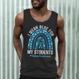 Happy Teacher I Wear Blue For My Students Autism Awareness Men Tank Top, novelty gifts, funny gifts Happy Teacher I Wear Blue For My Students Autism Awareness Men Tank Top, novelty gifts, funny gifts