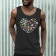 Heart Shape Art Teacher And Painting Sketching Artist Men Tank Top, novelty gifts, funny gifts Heart Shape Art Teacher And Painting Sketching Artist Men Tank Top, novelty gifts, funny gifts