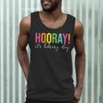 Hooray It's Library Day Teacher Reader Books Back To School Men Tank Top, novelty gifts, funny gifts Hooray It's Library Day Teacher Reader Books Back To School Men Tank Top, novelty gifts, funny gifts