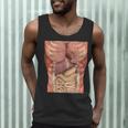 Human Muscles Organs Scary Anatomy Teacher Halloween Costume Men Tank Top, novelty gifts, funny gifts