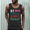 Humor Meme 67 Days Of School Coffee Lover Educator Teacher Men Tank Top, novelty gifts, funny gifts