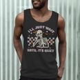 I'Ll Just Wait Until It's Quiet Skeleton Teacher Men Tank Top, novelty gifts, funny gifts