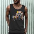 It's A Beautiful Day To Learn Cute Rainbow Boho Teacher Men Tank Top, novelty gifts, funny gifts It's A Beautiful Day To Learn Cute Rainbow Boho Teacher Men Tank Top, novelty gifts, funny gifts