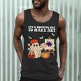 It's A Bootiful Day To Make Art Groovy Art Teacher Halloween Men Tank Top, novelty gifts, funny gifts
