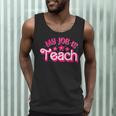 My Job Is Teach Pink Retro Female Teacher Life Women Men Tank Top, novelty gifts, funny gifts
