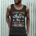 Kindergarten Where The Adventure Begins Shirt Children's Teacher Men Tank Top, novelty gifts, funny gifts Kindergarten Where The Adventure Begins Shirt Children's Teacher Men Tank Top, novelty gifts, funny gifts