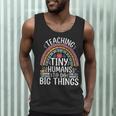 Kindergarten Teacher Tiny Humans Pre-School Teacher Men Tank Top, novelty gifts, funny gifts