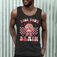 Kiss Your Brain Valentines Test Day Teacher Squad Kids Men Tank Top, novelty gifts, funny gifts