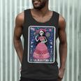 La Maestra Halloween Mexican Bingo Card Teacher Lottery Card Men Tank Top, novelty gifts, funny gifts