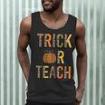 Leopard Trick Or Teach Halloween Teacher Costume Women Men Tank Top, novelty gifts, funny gifts