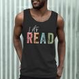 Let's Read Book Nerd Reading Book Lover Librarian Teacher Men Tank Top, novelty gifts, funny gifts