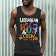 Librarian Boo Crew Teacher Student Halloween Costume Men Tank Top, novelty gifts, funny gifts