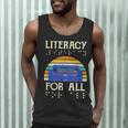 Literacy For All Visually Impaired Braille Teacher The Blind Men Tank Top, novelty gifts, funny gifts Literacy For All Visually Impaired Braille Teacher The Blind Men Tank Top, novelty gifts, funny gifts