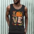 Love 2nd Grade Happy Fall Thanksgiving For 2nd Teacher For Men Women Girls Kids Men Tank Top, novelty gifts, funny gifts