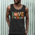 Love 5th Grade Thanksgiving Colorful Fall Leaves Teacher Men Tank Top, novelty gifts, funny gifts