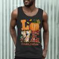 Love Kindergarten Teacher Turkey Thanksgiving Autumn Fall Men Tank Top, novelty gifts, funny gifts