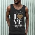Love Leopard Print Teacher Cheetah School Inspire Teach Men Tank Top, novelty gifts, funny gifts