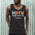 Math The Only Subject That Counts Cute Teacher Educator Men Tank Top, novelty gifts, funny gifts Math The Only Subject That Counts Cute Teacher Educator Men Tank Top, novelty gifts, funny gifts