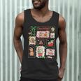Merry And Bright Christmas Gingerbread Santa Book Teacher Men Tank Top, novelty gifts, funny gifts Merry And Bright Christmas Gingerbread Santa Book Teacher Men Tank Top, novelty gifts, funny gifts