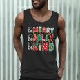 Be Merry Be Jolly Be Kind Merry Christmas Teacher Xmas PJs Men Tank Top, novelty gifts, funny gifts