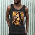 Mona Lisa Pumpkin Halloween Art Teacher Witchy Women Kids Men Tank Top, novelty gifts, funny gifts