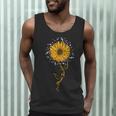 Music Teacher Shirt Sunflower Music Notes Musician Singer Men Tank Top, novelty gifts, funny gifts