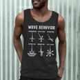 Nerdy Vintage Wave Behavior Physics Science Teacher Geek Men Women Girls Kids Men Tank Top, novelty gifts, funny gifts
