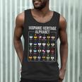 Hispanic Flags Alphabet Hearts Latin Heritage For Teacher Men Tank Top, novelty gifts, funny gifts Hispanic Flags Alphabet Hearts Latin Heritage For Teacher Men Tank Top, novelty gifts, funny gifts