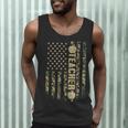 Patriotic Teacher American Flag Camouflage 4th Of July Camo Men Tank Top, novelty gifts, funny gifts