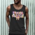 Physical Education Halloween Bow Checkered Teacher Ghost PE Men Tank Top, novelty gifts, funny gifts