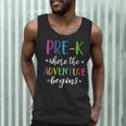 Pre-K Teacher Adventure Begins First Day Preschool Teachers Men Tank Top, novelty gifts, funny gifts