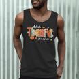 Preppy One Thankful Teacher Coquette Thanksgiving Teacher Men Tank Top, novelty gifts, funny gifts