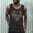 Preschool Teacher Pre-K Heart First Day Of Preschool Kids Men Tank Top, novelty gifts, funny gifts