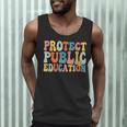Protect Public Education Public Teacher School Men Tank Top, novelty gifts, funny gifts
