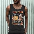 Pumpkin Spice Makes Teacher Nice Retro Fall Spooky Season Men Tank Top, novelty gifts, funny gifts