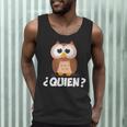 Quien Who Owl Spanish Teacher Men Tank Top, novelty gifts, funny gifts Quien Who Owl Spanish Teacher Men Tank Top, novelty gifts, funny gifts