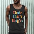 There Their They'Re English Class Grammar Joke Teacher Men Tank Top, novelty gifts, funny gifts There Their They'Re English Class Grammar Joke Teacher Men Tank Top, novelty gifts, funny gifts