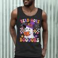 Read More Books Ghost Reading Book Teacher Halloween Men Tank Top, novelty gifts, funny gifts