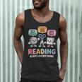 Reading Beats Everything Teacher Rock Paper Scissors Men Tank Top, novelty gifts, funny gifts Reading Beats Everything Teacher Rock Paper Scissors Men Tank Top, novelty gifts, funny gifts
