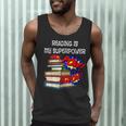 Reading Is My Super Power Superhero Best English Teacher Men Tank Top, novelty gifts, funny gifts