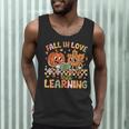 Retro Fall In Love With Learning Autumn Pumpkin Teacher Kids Men Tank Top, novelty gifts, funny gifts Retro Fall In Love With Learning Autumn Pumpkin Teacher Kids Men Tank Top, novelty gifts, funny gifts