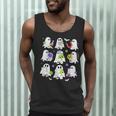 Retro Halloween Science Teacher Ghost Laboratory Teacher Men Tank Top, novelty gifts, funny gifts