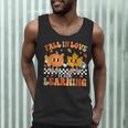 Retro Pumpkin Fall In Love With Learning Autumn Teacher Men Tank Top, novelty gifts, funny gifts
